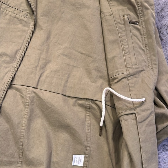 UNTUCKit Womens Military Jacket medium Green Olivio field outdoors Cotton - Picture 9 of 13